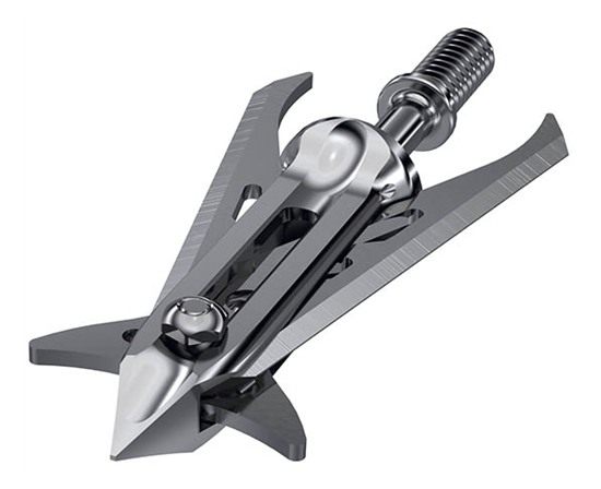Ravin Crossbows Broadheads Steel 2-Blade Mechanical 100GR 2in CUT 3PK view 2