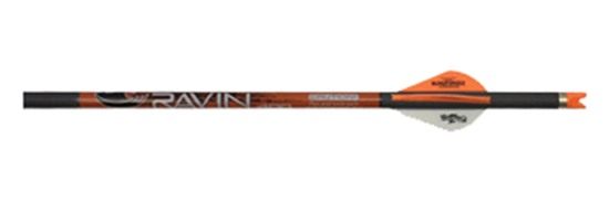 Ravin Crossbows Xbow Arrow Carbon W/2in Offset Vanes 400GR .003in 6PK view 3