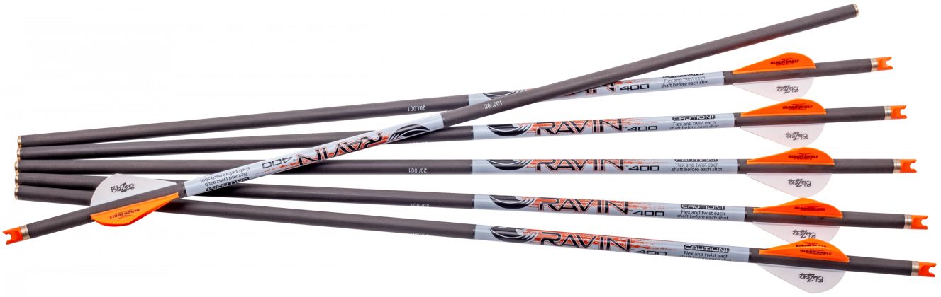 Ravin Crossbows Xbow Arrow Premium Carbon W/2in Vane .001in 6PK