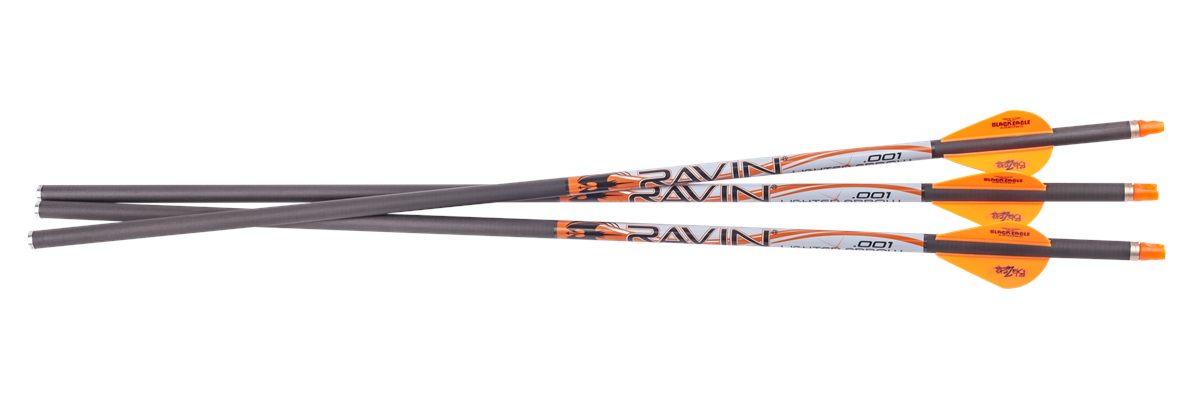 Ravin Crossbows Xbow Arrow Premium Carbon W/2in Vane .001in 3PK
