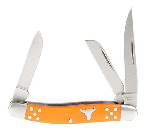 Cattlemans Cutlery Stockman Knife Brahma Bull view 2