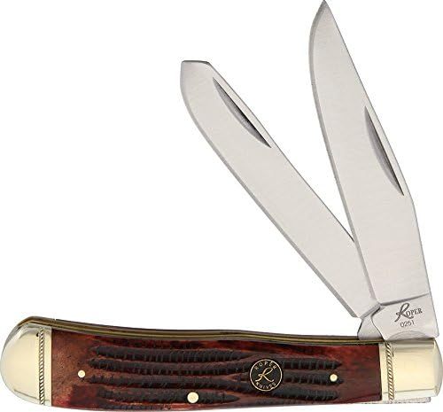 Roper Knives Tobacco Trapper - 2 1065 Carbon Steel Blades - Compact, Durabl view 2