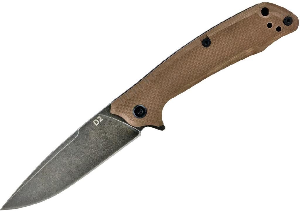 American Buffalo Knife Tool Abkt Elite Scavenger Folding 4.5in Closed 3.5in