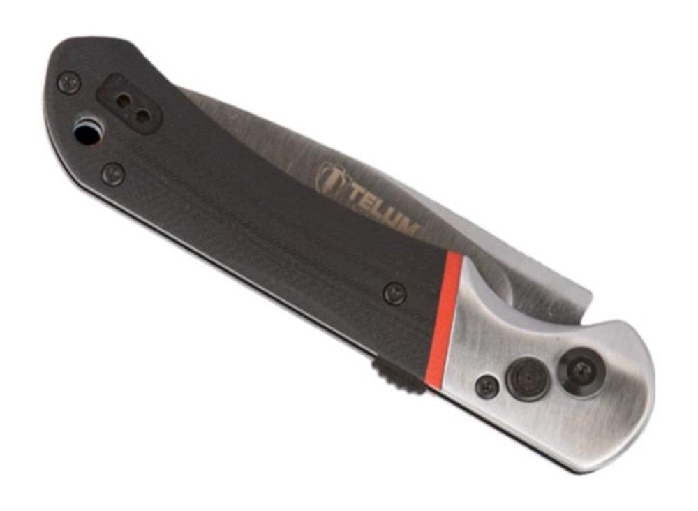 Rock Ridge Outdoors Telum Tremor Tactical Automatic Knife 3-1/2in Drop Poin