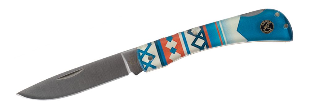 Rock Ridge Outdoors Abkt Roper Tumble Weed Sunset Series Folding Knife 3in view 2