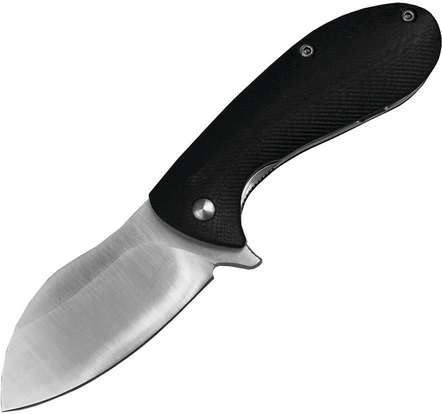 Rock Ridge Outdoors Abkt Elite BB Grunt Folding Knife 2-3/4in Drop Point Bl