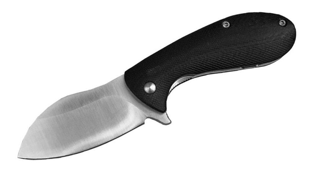 Rock Ridge Outdoors Abkt Elite BB Grunt Folding Knife 2-3/4in Drop Point Bl view 2