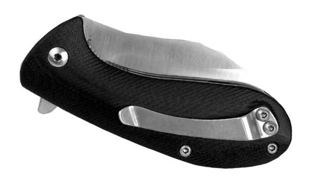 Rock Ridge Outdoors Abkt Elite BB Grunt Folding Knife 2-3/4in Drop Point Bl view 3