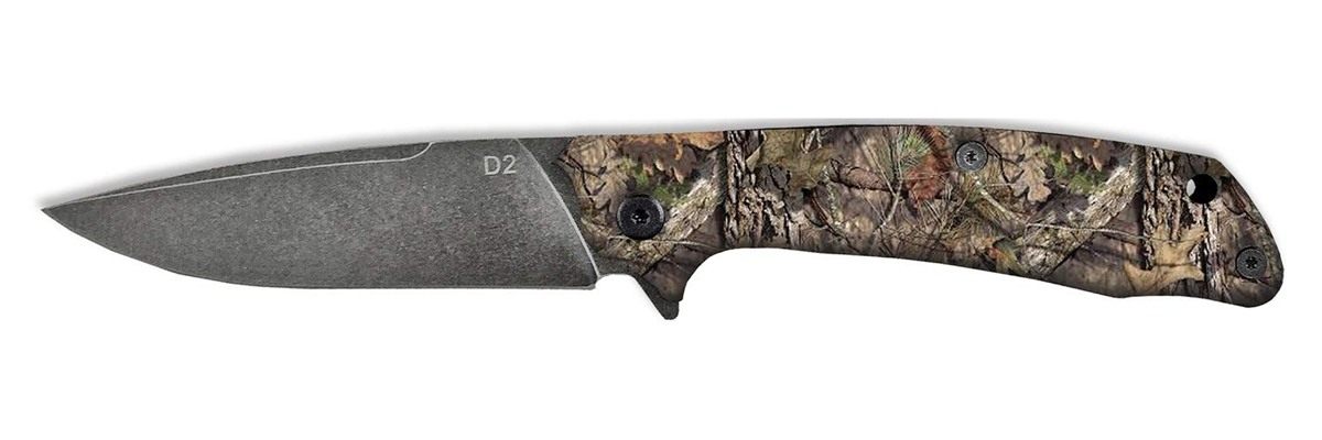 ABKT Elite Scavenger Folder 3.5 in Blade Mossy Oak Handle view 2