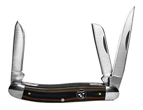 Abkt American Buffalo Knife and Tool Cowhand Stockman - Brown view 2