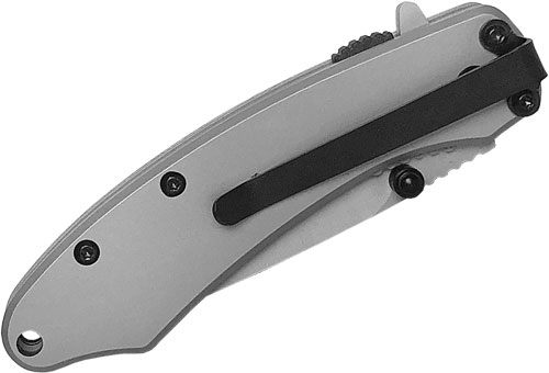 American Buffalo Knife Tool Abkt Cattleman Scythe Assisted Opener 3.5in Clo