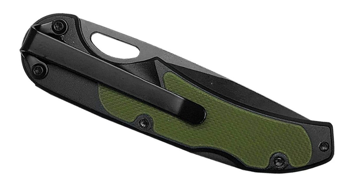 Abkt American Buffalo Knife and Tool Mark II Lockback OD Green