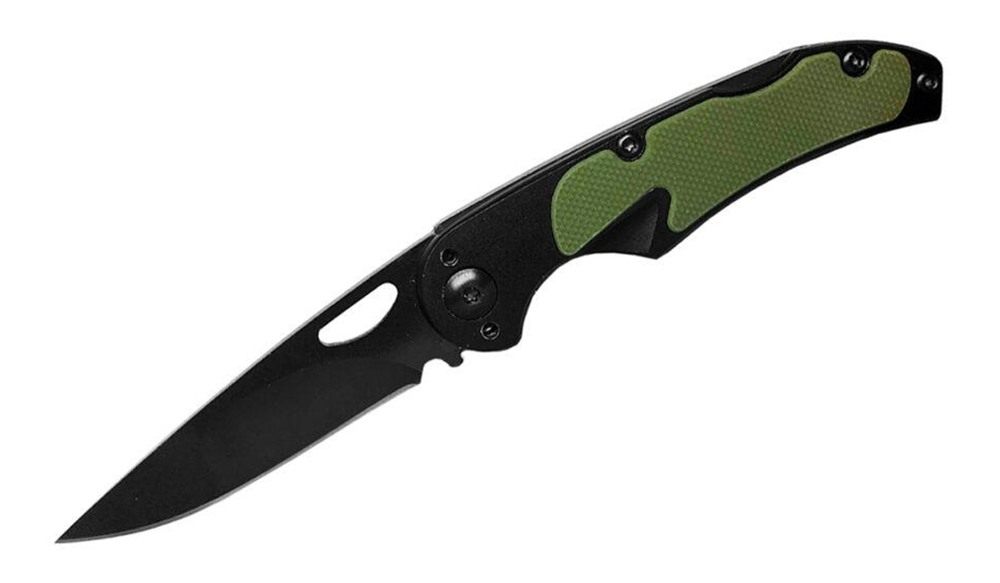 Abkt American Buffalo Knife and Tool Mark II Lockback OD Green view 2