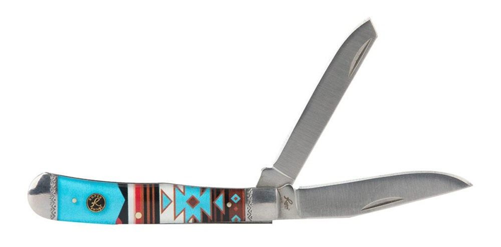 Rock Ridge Outdoors Abkt Roper Sunset Series Trapper 4-1/8in Closed 2-5/8in