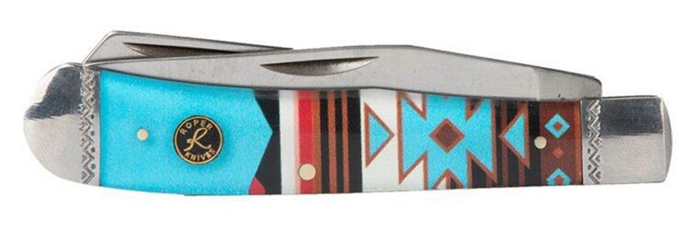 Rock Ridge Outdoors Abkt Roper Sunset Series Trapper 4-1/8in Closed 2-5/8in view 3