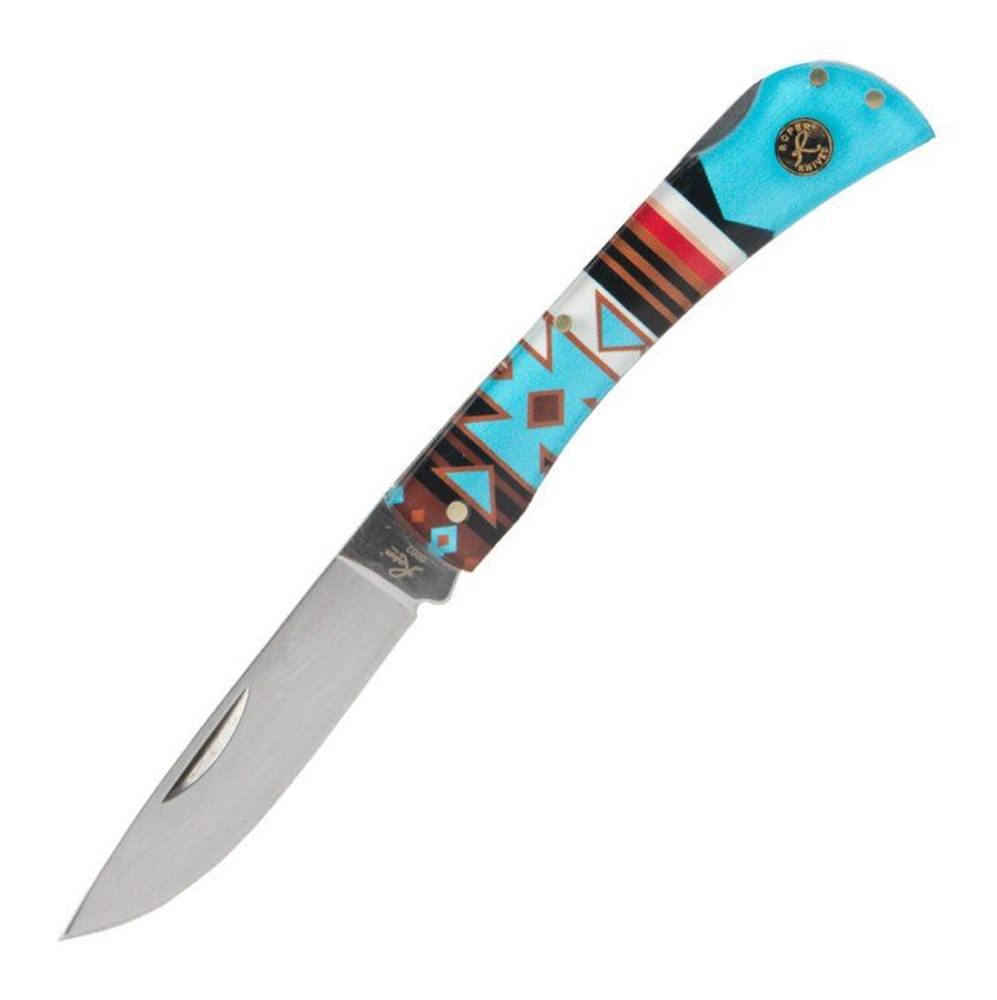American Buffalo Knife Tool Abkt Roper Sunset Series Tumbleweed 3.5in Close