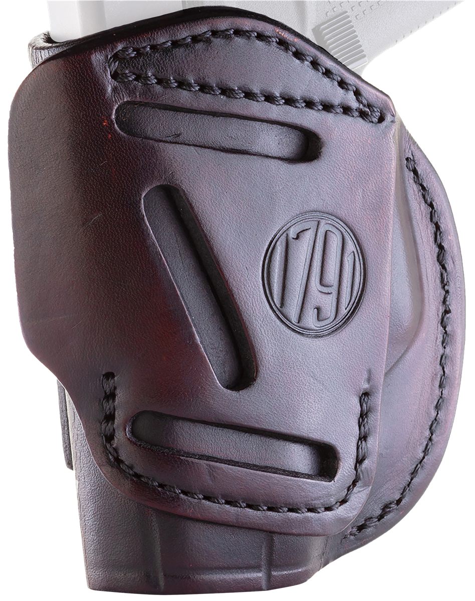 1791 Gunleather 4WH2SBRR 4-Way IWB/OWB Size 02 Signature Brown Leather Belt