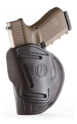 1791 Gunleather 4WH3SBRR 4-Way IWB/OWB Size 03 Signature Brown Leather Belt view 3