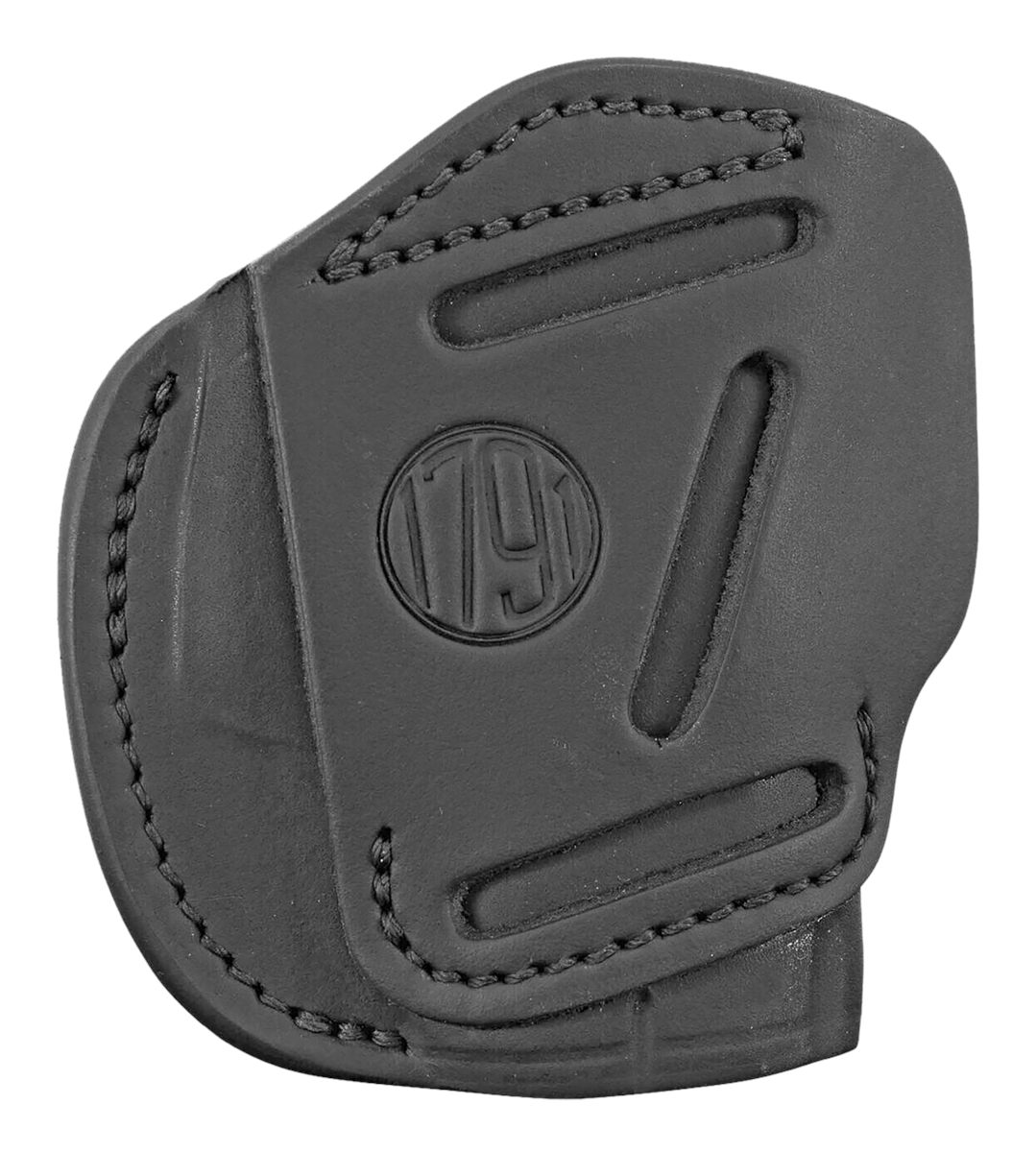 1791 Gunleather 3WH2SBLA 3-Way  IWB/OWB Size 02 Stealth Black Leather Belt Loop Compatible w/ Ruger LCP Compatible w/ Glock 42 Compatible w/ S&W Bodyguard Ambidextrous Hand