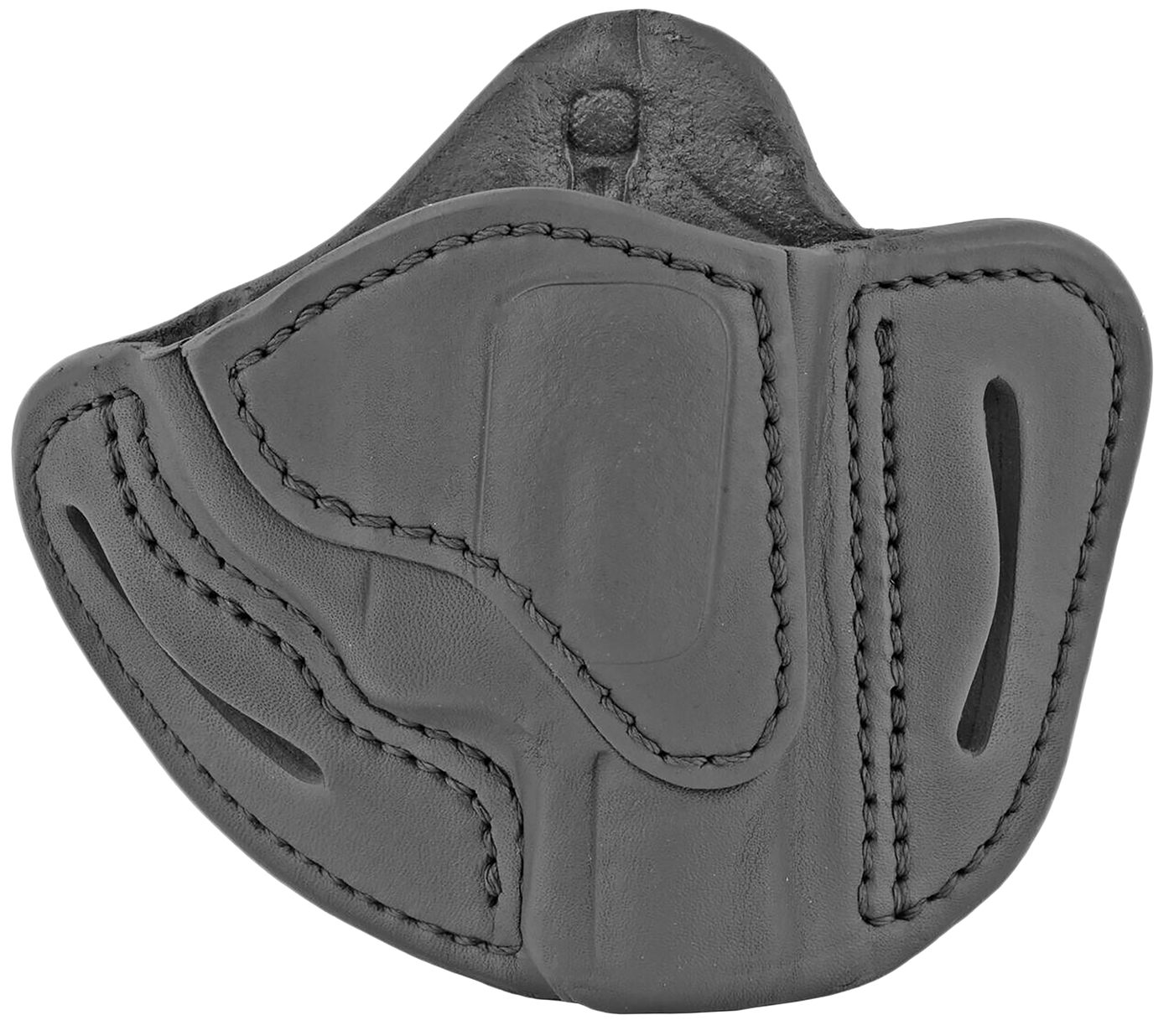 2nd Amendment 1791 Gunleather RVH1SBLR OWB Size 01 Stealth Black Leather Be