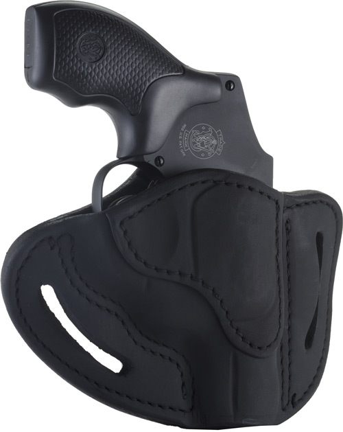 2nd Amendment 1791 Gunleather RVH1SBLR OWB Size 01 Stealth Black Leather Be view 2