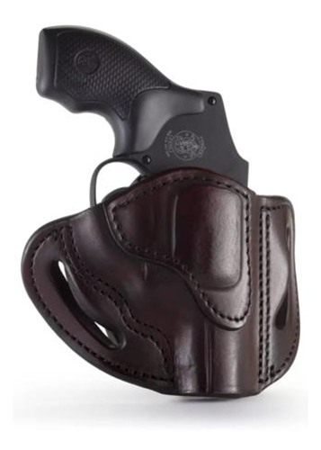 2nd Amendment 1791 Gunleather RVH1SBLR OWB Size 01 Stealth Black Leather Be view 3