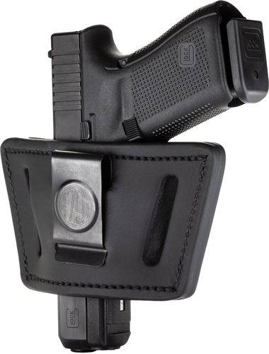 2nd Amendment 1791 Gunleather Uiwxsbla Max IWB/OWB Black Leather Belt Clip view 3