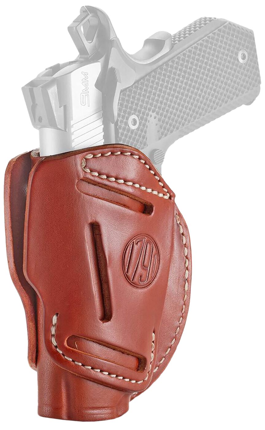 1791 Gunleather 3WH1CBRA 3-Way IWB/OWB Size 01 Classic Brown Leather Belt L