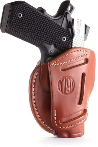 1791 Gunleather 3WH1CBRA 3-Way IWB/OWB Size 01 Classic Brown Leather Belt L view 2