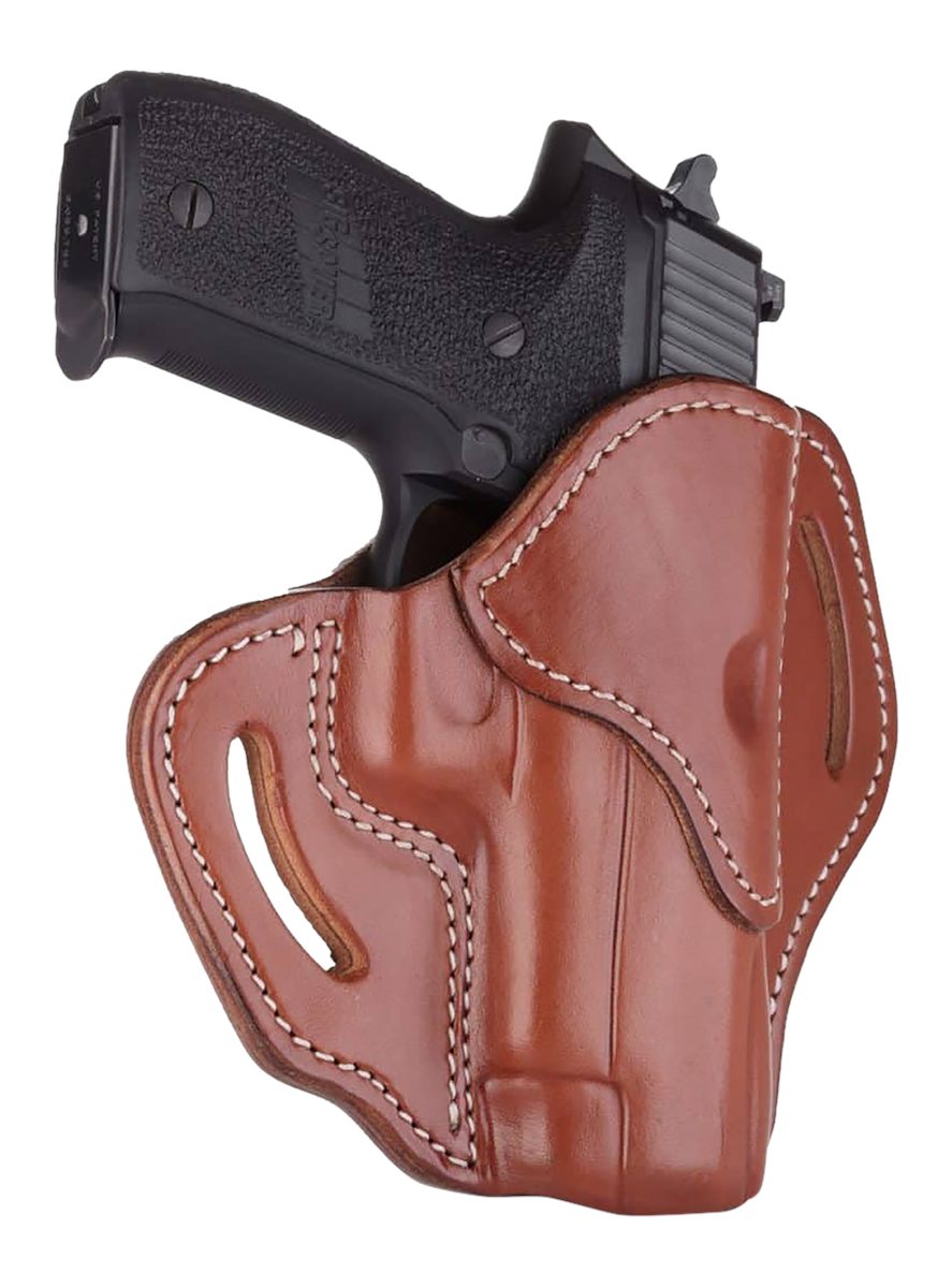 1791 Gunleather BH23CBRR OWB Size 2.3 Classic Brown Leather Belt Slide Comp