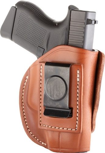 2nd Amendment 1791 Gunleather 4WH2CBRR 4-Way IWB/OWB Size 02 Classic Brown view 3