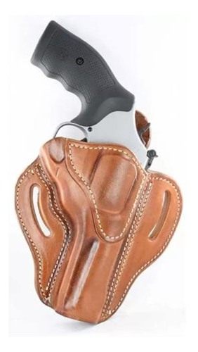 1791 Gunleather RVH2CBRR OWB Size 02 Classic Brown Leather Belt Slide Fits view 3