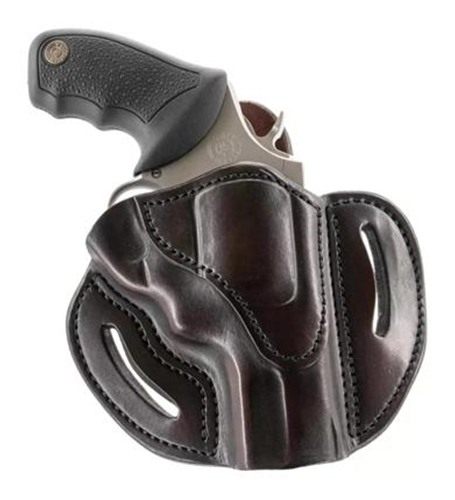 1791 Gunleather RVH2SSBLR OWB Size 02S Stealth Black Leather Belt Slide Fit view 3