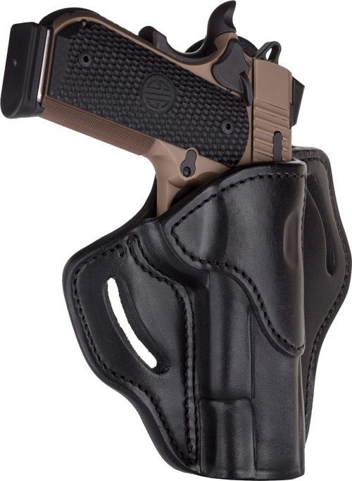 1791 Gunleather BH1 Belt Holsr OWB Multi- FIT RH 1911 FRM 4-5in Black