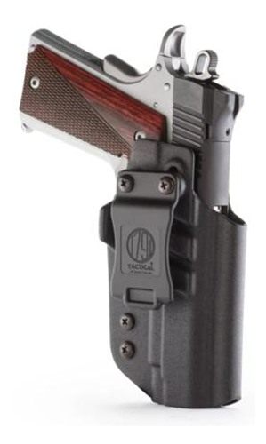 1791 Gunleather TACIWB1911BLKR Tactical Kydex IWB Black Belt Clip Fits 1911 view 2