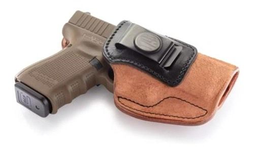 2nd Amendment 1791 Gunleather RCH5BLKR IWB Size 05 Black Leather Belt Clip view 3