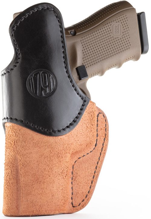 2nd Amendment 1791 Gunleather RCH4BLBR IWB Size 04 Black/Brown Leather Belt view 2