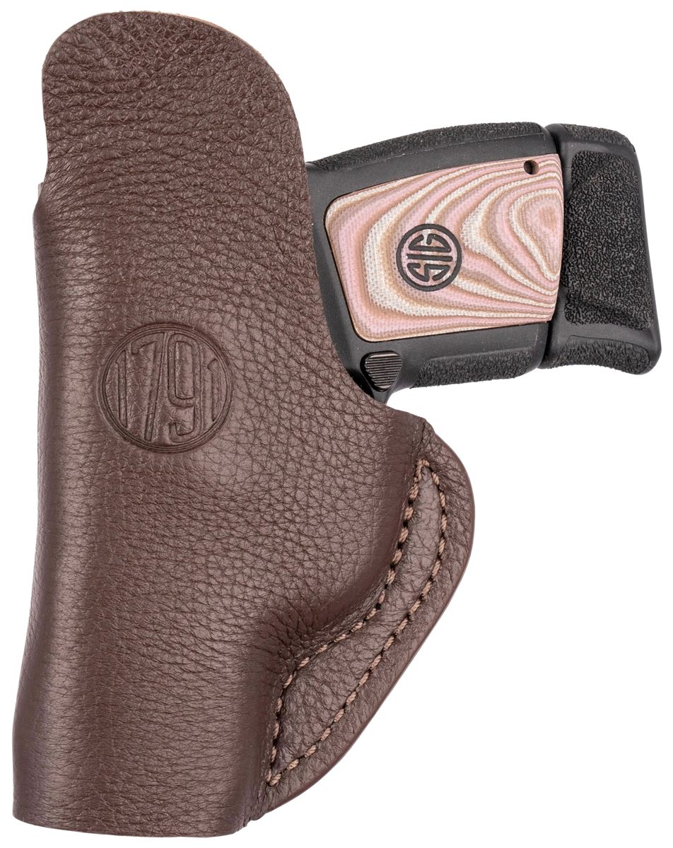 2nd Amendment 1791 Gunleather FCD1BRWL Fair Chase IWB Size 01 Brown Leather