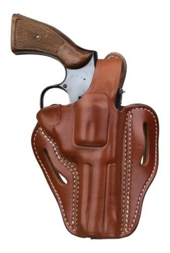 1791 Gunleather RVHX3CBRR OWB Size 03 Classic Brown Leather Belt Slide Righ view 2