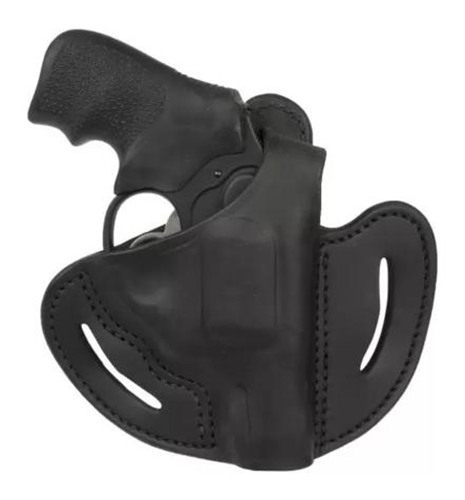 2nd Amendment 1791 Gunleather RVHX2SSBLR OWB Size 02S Stealth Black Leather view 3