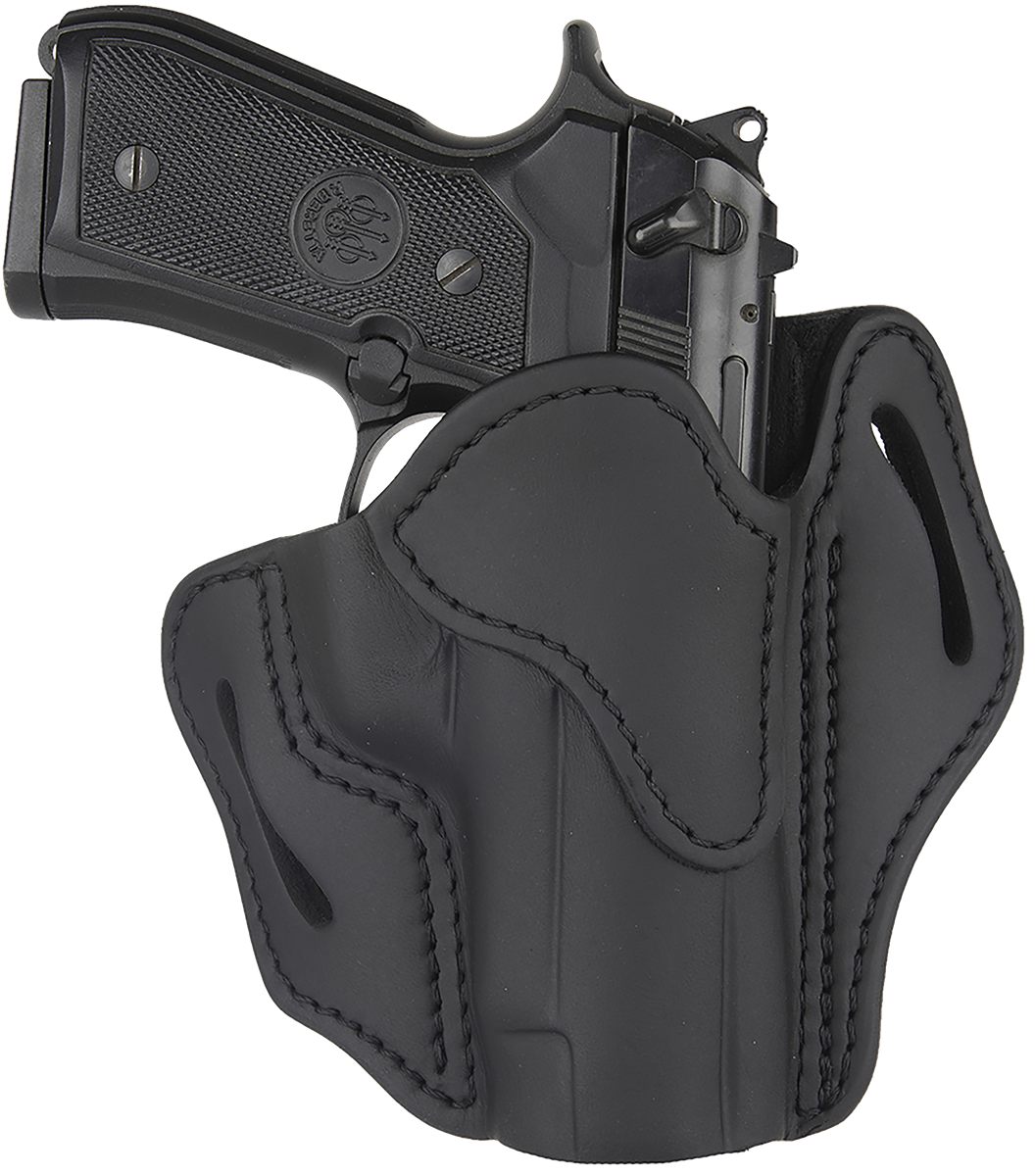 1791 Gunleather ORBH23SBLR BH2.3 Optic Ready OWB Size 2.3 Stealth Black Lea