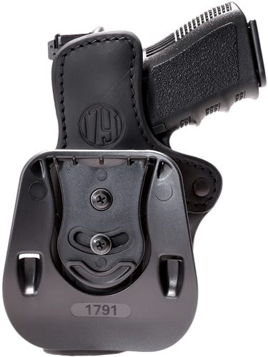 1791 Gunleather ORPDH23SBLR Paddle Holster Optic Ready OWB Size 2.3 Signatu view 2