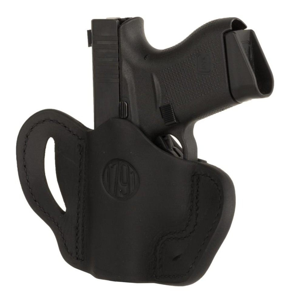 2nd Amendment 1791 Gunleather Orbhcsblr BHC Optic Ready OWB Compact Stealth view 2