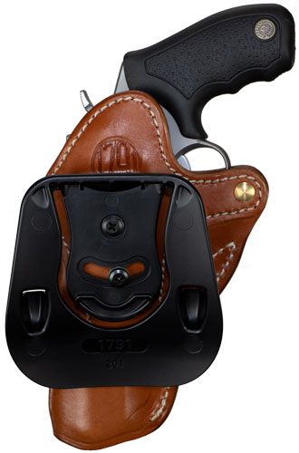 1791 Gunleather PDHR2CBRR RVH2 OWB Classic Brown Leather Paddle Fits Ruger view 2