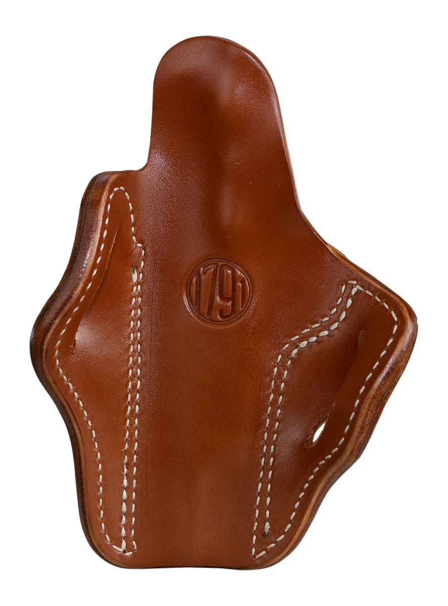 1791 Gunleather ORBH1CBRR BH1 Optic Ready OWB 01 Classic Brown Leather Belt