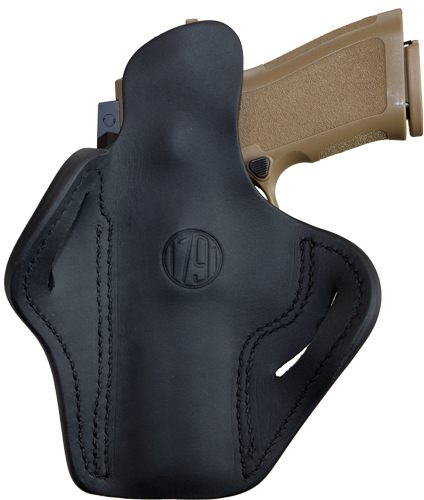 1791 Gunleather ORBH24SBLR BH2.4 Optic Ready OWB 2.4 Stealth Black Leather view 2