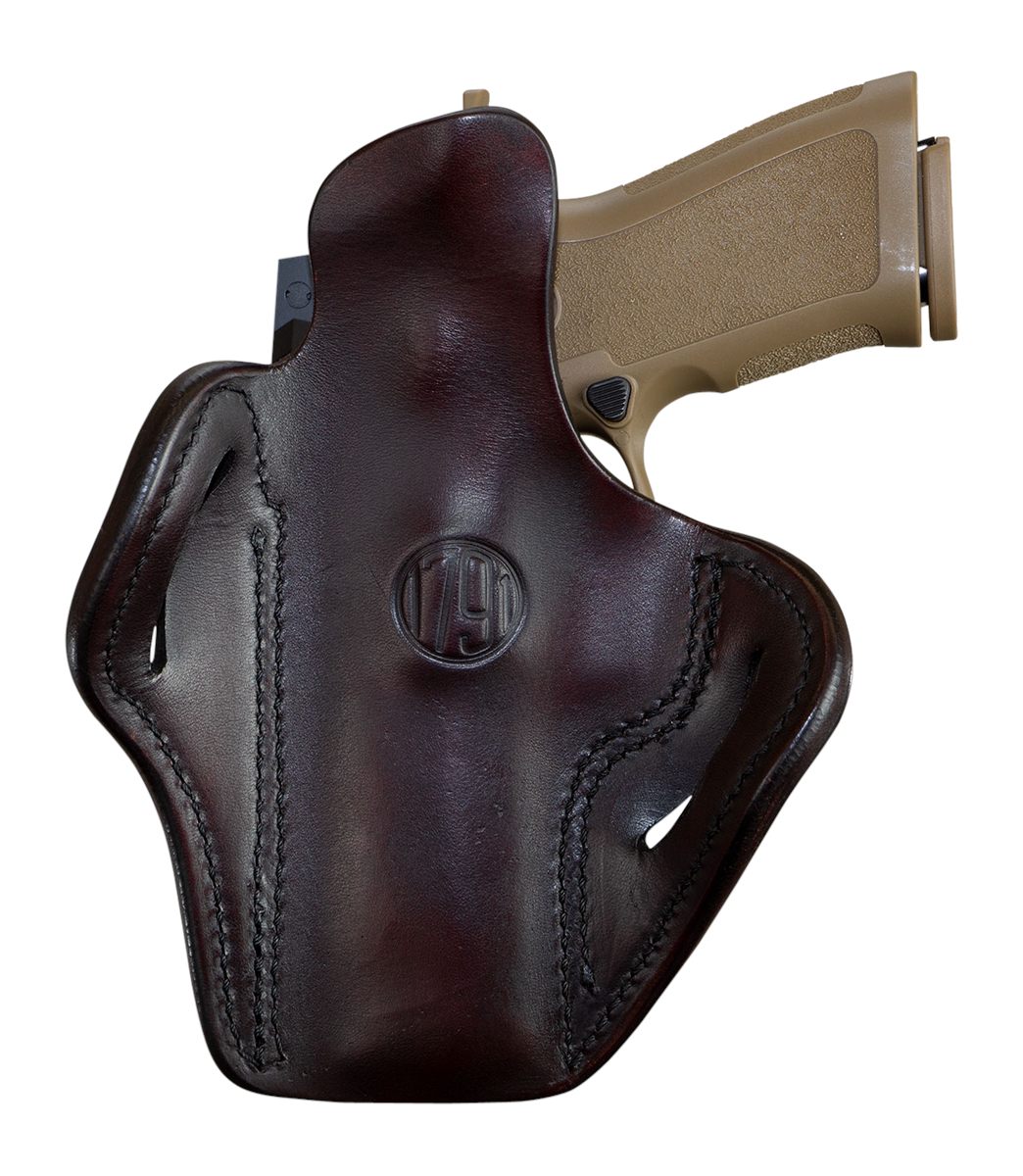 1791 Gunleather ORBH24SBRR BH2.4 Optic Ready OWB 2.4 Signature Brown Leathe