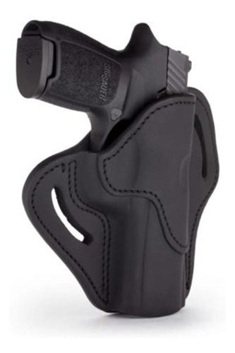 1791 Gunleather ORBH24SSBLR BH2.4S Optic Ready OWB Size 2.4S Stealth Black view 2