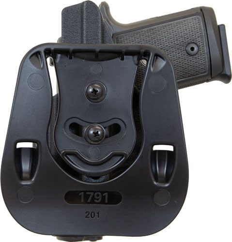 1791 Gunleather TACPDHOWBP365BLKR Tactical Kydex OWB Black Paddle Fits Sig view 2
