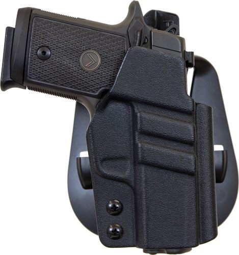 1791 Gunleather TACPDHOWBP365BLKR Tactical Kydex OWB Black Paddle Fits Sig view 3